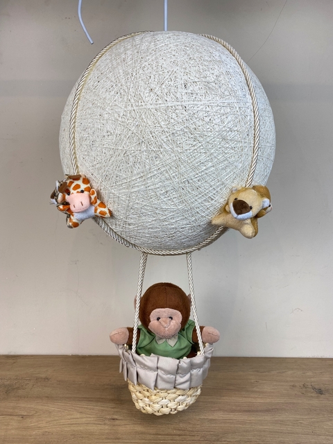 Lustre Balão Safari + Macaco