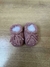 Par de Sapatinhos com Apliques em Pérolas Rosê - comprar online