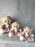 Trio Ursa Camponesa Nude/Rosa Seco