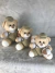 Trio Urso Brinquedo Bege - comprar online