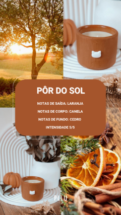 Vela Clay - Pôr do Sol na internet