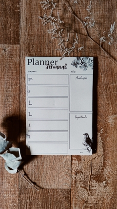 Bloco Planner Semanal - Andorinhas - comprar online