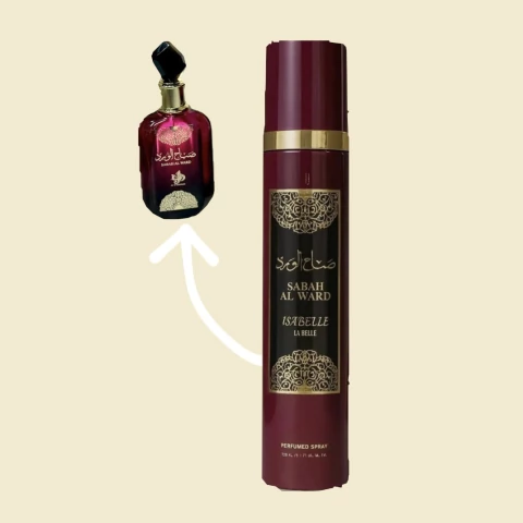 Perfume Spray Sabah Al Ward – Isabelle La Belle – 300ml – Feminino
