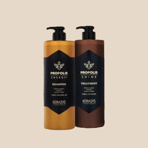 Kerasys Propolis Shine Energy - Shampoo + Tratamento 1L