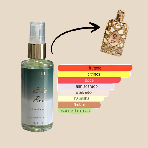 Perfume capilar 60ml- Ref: Ofaltiva- Royal ambe...