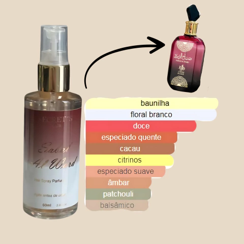Perfume capilar 60ml - Ref: Ofaltiva- Sabah al war..