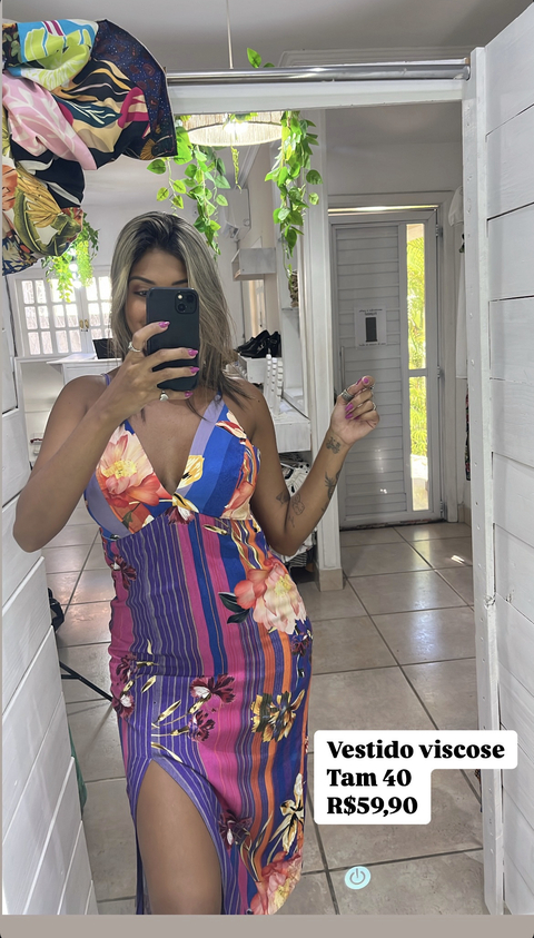 Vestido Viscose TAM 40 - comprar online