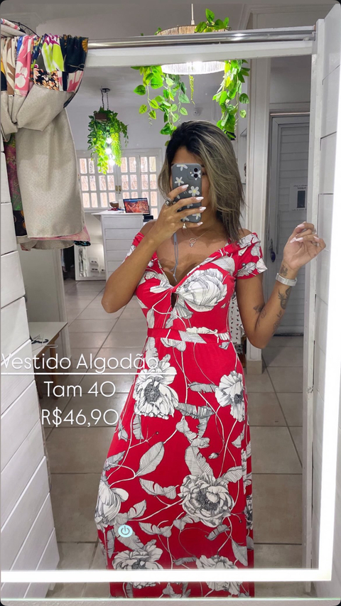 vestido algodao tam 40 - comprar online