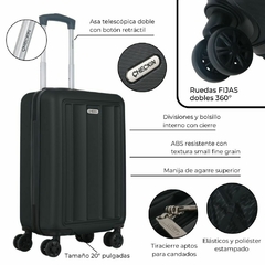 Valija Chica Carry On Cabina de 20 Pulgadas, Marca Check In - comprar online
