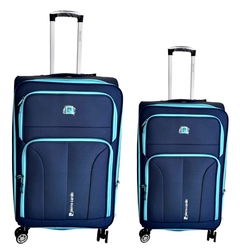 Set de 2 Valijas Chica y Grande Semi-Rigidas Marca Pierre Cardin Modelo PC 4001 Premium de 20 y 28" - comprar online