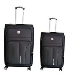 Set de 2 Valijas Chica y Grande Semi-Rigidas Marca Pierre Cardin Modelo PC 4001 Premium de 20 y 28" - valijas.com.ar