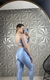 CONJUNTO TOP ALÇA FINA - AZUL BEBÊ - comprar online