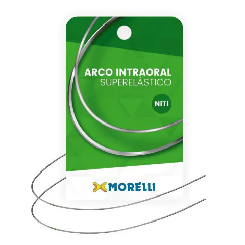 Arco NiTi Superelástico Redondo - Morelli c/ 10 unidades. Escolha o tamanho.