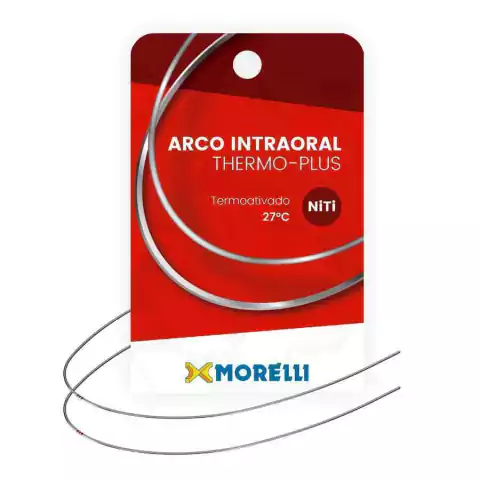 Arco NiTi Termoativado Thermoplus Redondo - Morelli com 10 unidades.