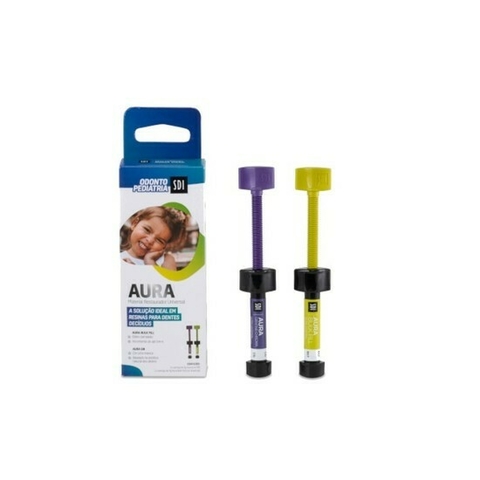 Kit Odontopediatria Resina Aura Bulk Fill + Resina Aura DB - SDI