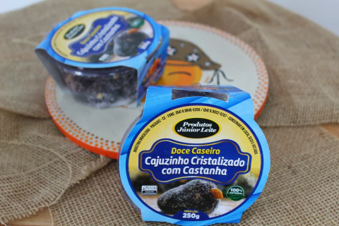 Doce Caseiro Cajuzinho Cristalizado - 250gr