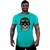 Camiseta Longline Masculina MXD Conceito Caveira Militar Musculação Casual Laz - Aloha Outlet - Viva o espírito livre!