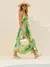 Vestido longo floral boêmio - comprar online