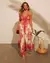 Vestido longo floral boêmio - loja online