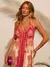 Vestido longo floral boêmio