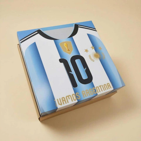 Caja Desayuno Argentina Mundial - Box 25x25X12 #1004