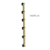 Arranhador de Parede Gigante Sisal Poste Brinquedo Pet Preto