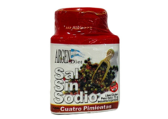 Sal Sin Sodio Sabor 4 Pimientas Sin Tacc Apta para Hipertensos 70g - ARGENDIET