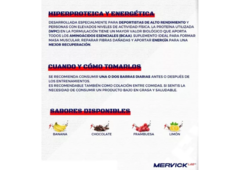 Barras Proteicas Por Caja (12u) Protein Bar Premium sabor CHOCOLATE - Mervick - - tienda online
