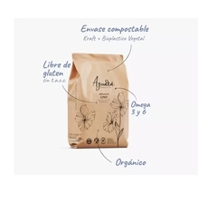 Harina de lino Dorado molido Organico X 500g - AGUARA en internet