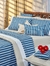Sabanas Stripes 144 Hilos Danubio - 1 1/2 Plaza - PRET A HOME