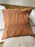 Almohadon Tusor Waffle Terracota 60x60 en internet