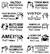 Imagem do Kit com 5 Carimbos para Professor