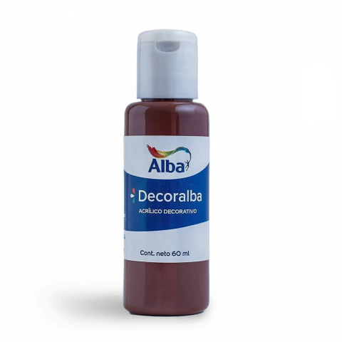 ACRILICO ALBA DECORALBA 60ml T.SIENA TOSTADA 464