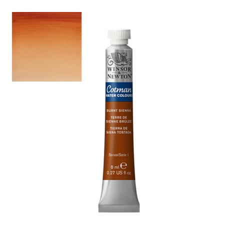 ACUARELA WINSOR & NEWTON COTMAN 8ml TIERRA SIENA TOSTADA 074