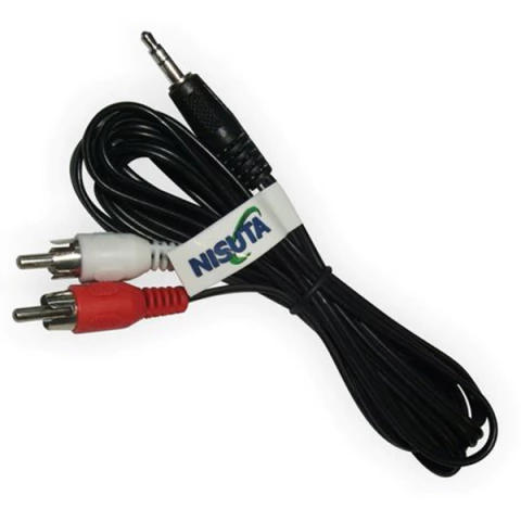 CABLE RCA/MINI PLUG 1,80m NISUTA
