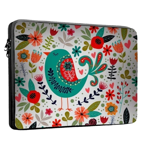 FUNDA PARA NOTEBOOK CDTEK 15.6" BIRD BLANCO