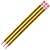 LAPIZ DE GRAFITO DELI SCRIBE 2B x 3