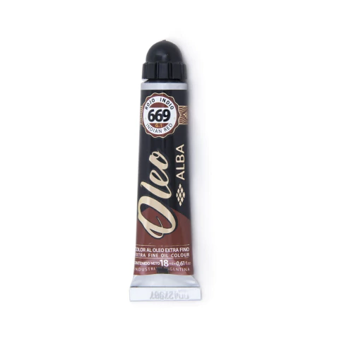 OLEO ALBA PROFESIONAL 18ml G1 ROJO INDIO 669