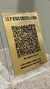 Placa Pix Personalizada com Logo - 1 QR CODE