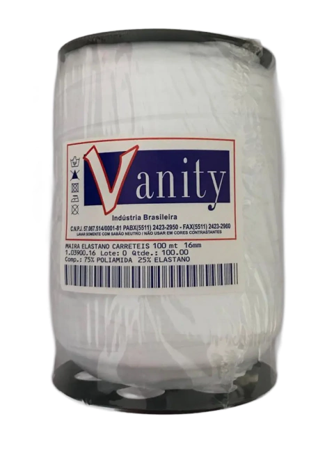 ELASTICO MAIRA 16MM C/ 100 MTS