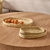 Bandeja Centro de mesa Fruteira em Fibra Natural 30x18x4cm na internet