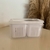Pote Duplo com tampa e cestos 8x9x16cm - loja online