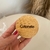 Pote de Vidro Hermético 300ml com Tampa de Bambu Personalizado - "Cotonete" - comprar online