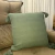 Capa de almofada em algodão com pompom 45x45cm - Verde Pistache - loja online
