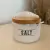 Saleiro Branco em Porcelana com tampa de bambu Salt - 290ml na internet