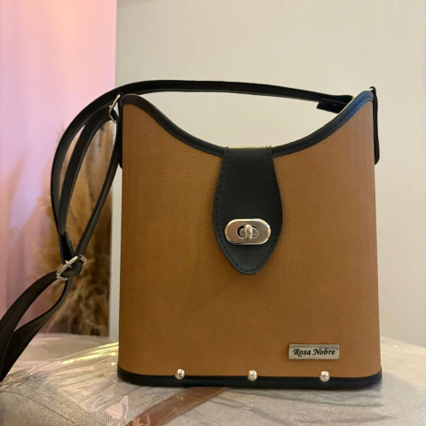 Mateira de Chimarrão com Alça Lateral - Bege Texturizada