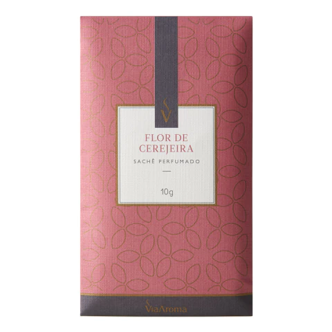 Sachê Perfumado Flor de Cerejeira Via Aroma - 10g
