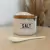 Saleiro Branco em Porcelana com tampa de bambu Salt - 290ml