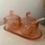 Travessa Oval de vidro Rosa - loja online