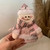 Boneco de Neve Natal Rosa